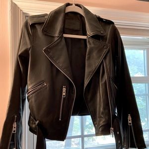 All Saints Black Leather Jacket